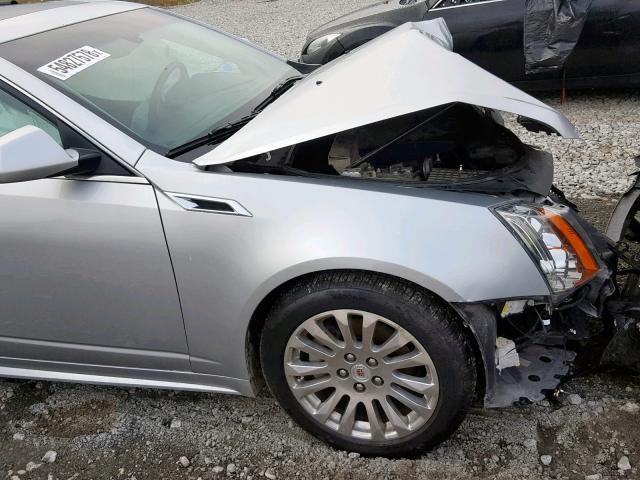 1G6DP5E38D0148824 - 2013 CADILLAC CTS PREMIU SILVER photo 9