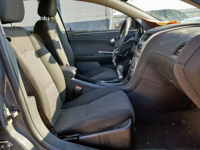 1G1ZH57B59F231158 - 2009 CHEVROLET MALIBU 1LT GRAY photo 5