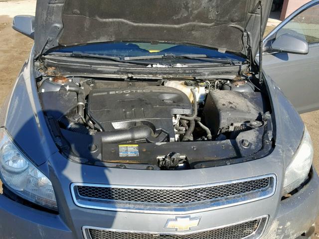 1G1ZH57B59F231158 - 2009 CHEVROLET MALIBU 1LT GRAY photo 7