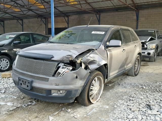 2FMDK3KC6ABB71397 - 2010 FORD EDGE LIMIT GRAY photo 2