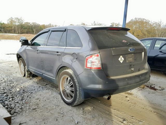 2FMDK3KC6ABB71397 - 2010 FORD EDGE LIMIT GRAY photo 3