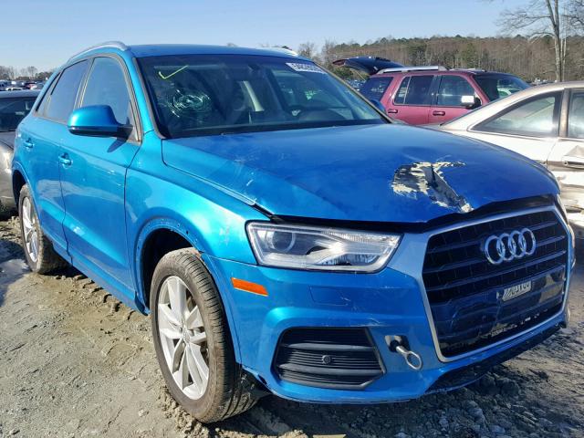 WA1BCCFSXHR014628 - 2017 AUDI Q3 PREMIUM BLUE photo 1