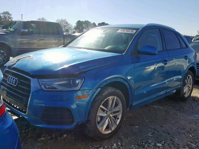 WA1BCCFSXHR014628 - 2017 AUDI Q3 PREMIUM BLUE photo 2