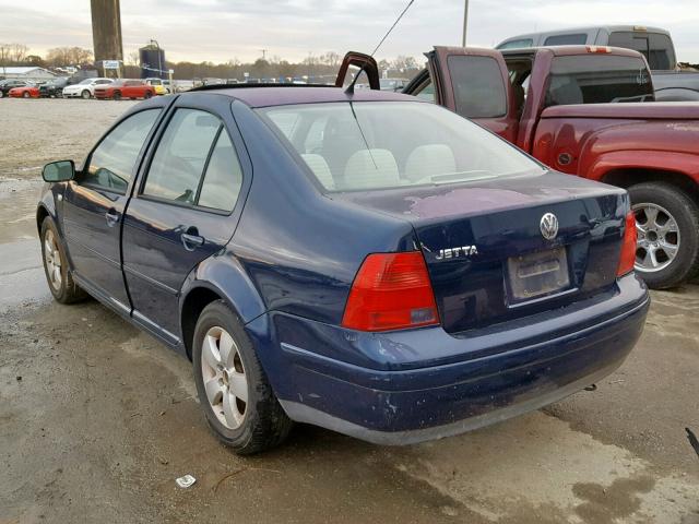 3VWSK69M03M067823 - 2003 VOLKSWAGEN JETTA GLS BLUE photo 3