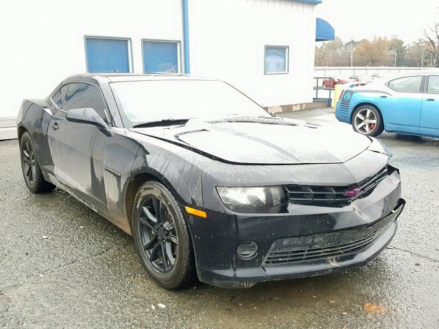 2G1FA1E37E9192216 - 2014 CHEVROLET CAMARO LS BLACK photo 1