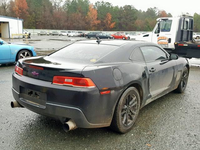 2G1FA1E37E9192216 - 2014 CHEVROLET CAMARO LS BLACK photo 4