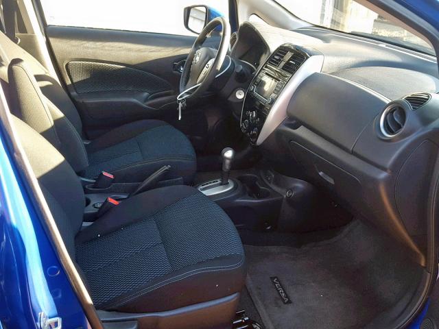 3N1CE2CP9HL356063 - 2017 NISSAN VERSA NOTE BLUE photo 5