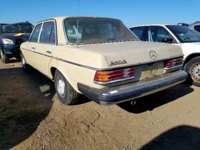 12303312048129 - 1979 MERCEDES-BENZ 280E YELLOW photo 3