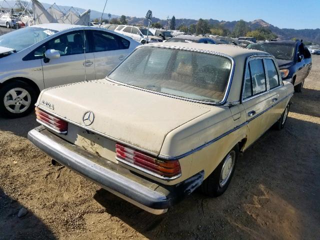 12303312048129 - 1979 MERCEDES-BENZ 280E YELLOW photo 4