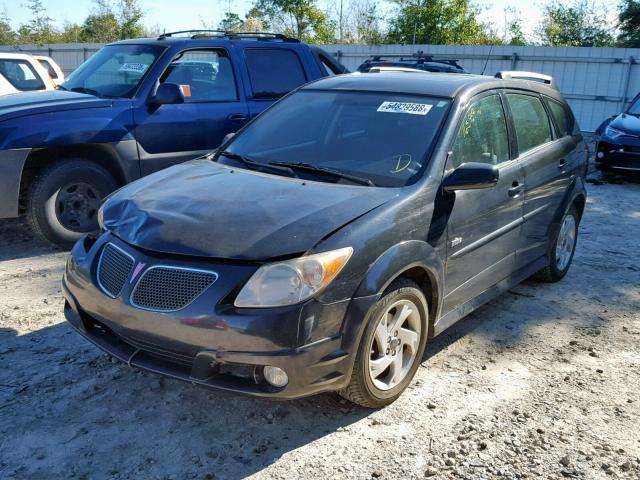 5Y2SL65876Z407061 - 2006 PONTIAC VIBE BLACK photo 2