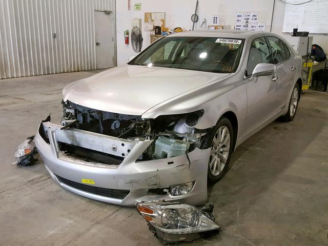 JTHCL5EF1A5005578 - 2010 LEXUS LS 460 SILVER photo 2