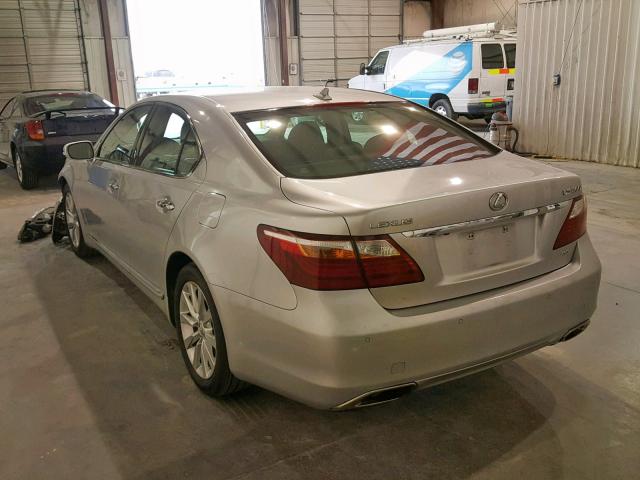 JTHCL5EF1A5005578 - 2010 LEXUS LS 460 SILVER photo 3