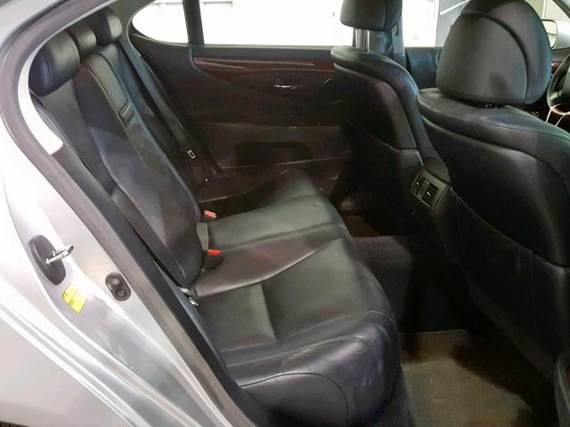 JTHCL5EF1A5005578 - 2010 LEXUS LS 460 SILVER photo 6