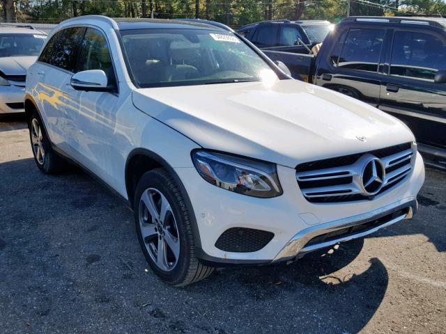 WDC0G4JB0JV025241 - 2018 MERCEDES-BENZ GLC 300 WHITE photo 1