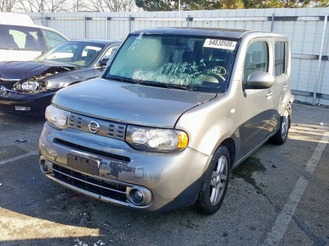 JN8AZ2KR7BT211767 - 2011 NISSAN CUBE BASE CHARCOAL photo 2