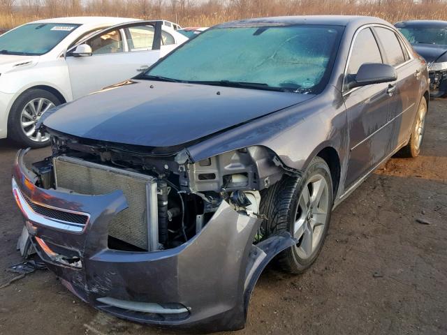 1G1ZC5EBXA4152165 - 2010 CHEVROLET MALIBU 1LT GRAY photo 2