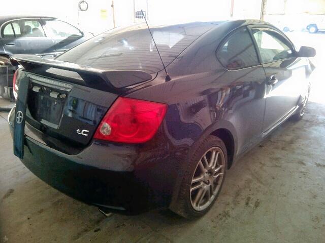 JTKDE177X60078153 - 2006 TOYOTA SCION TC შავი ფოტო 4