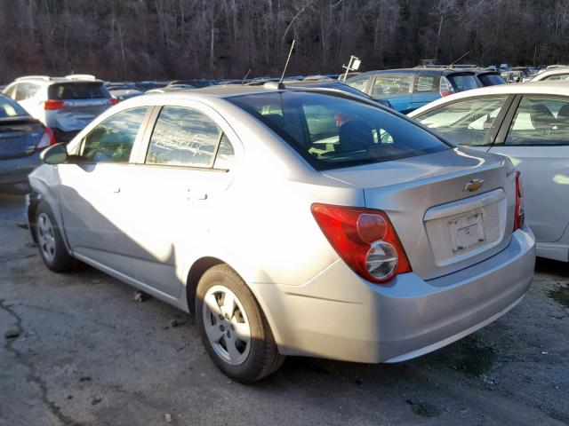 1G1JA5SG8F4159108 - 2015 CHEVROLET SONIC LS 银色 照片 3