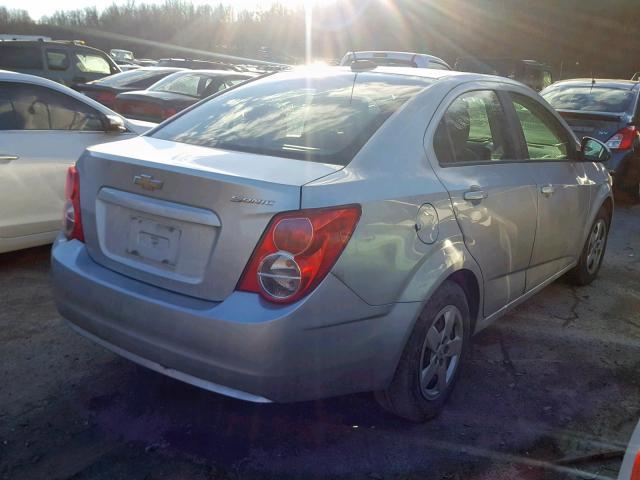 1G1JA5SG8F4159108 - 2015 CHEVROLET SONIC LS 银色 照片 4
