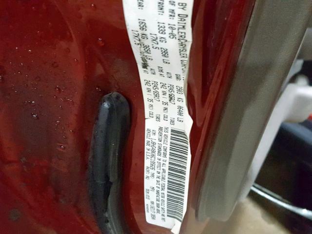 1J8HG48K06C195626 - 2006 JEEP COMMANDER RED photo 10