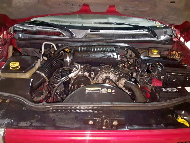 1J8HG48K06C195626 - 2006 JEEP COMMANDER RED photo 7