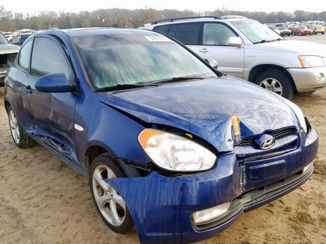 KMHCN36C29U126167 - 2009 HYUNDAI ACCENT SE BLUE photo 1