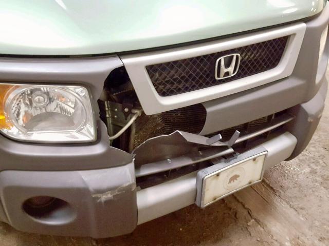 5J6YH28514L024412 - 2004 HONDA ELEMENT EX GREEN photo 9