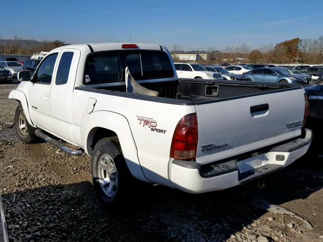 5TETU62N95Z131965 - 2005 TOYOTA TACOMA PRE WHITE photo 3