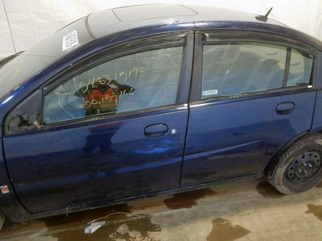 1G8AJ55F77Z188866 - 2007 SATURN ION LEVEL BLUE photo 9