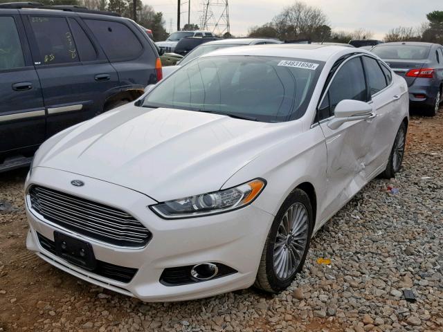 3FA6P0K95DR105548 - 2013 FORD FUSION TIT WHITE photo 2