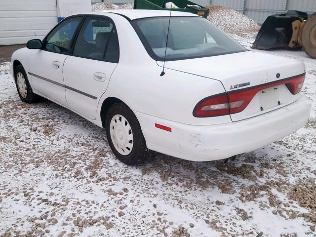 4A3AJ46G4SE134154 - 1995 MITSUBISHI GALANT S WHITE photo 3