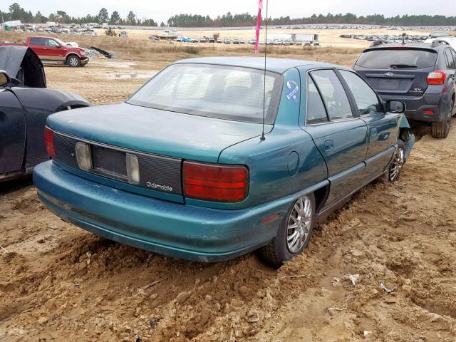 1G3NL52M3TM332621 - 1996 OLDSMOBILE ACHIEVA SL GREEN photo 4