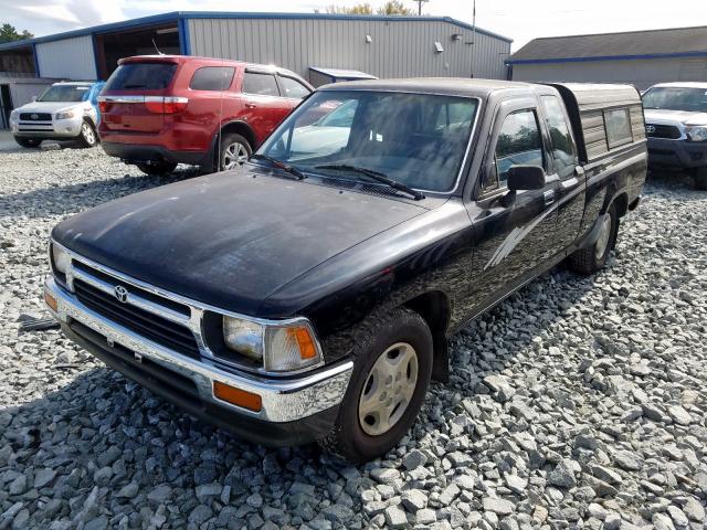 JT4RN93P8P5083521 - 1993 TOYOTA PICKUP 1/2 BLACK photo 2