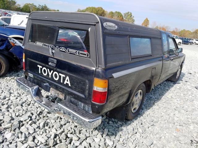 JT4RN93P8P5083521 - 1993 TOYOTA PICKUP 1/2 BLACK photo 4