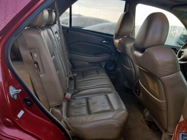 2HNYD18675H536236 - 2005 ACURA MDX TOURIN RED photo 6