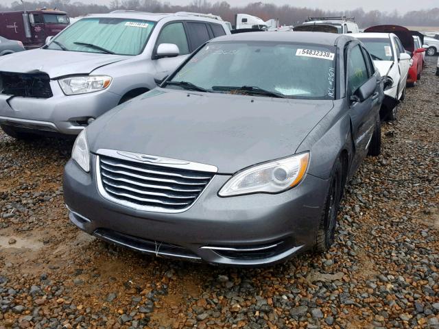 1C3CCBAB9CN226131 - 2012 CHRYSLER 200 LX GRAY photo 2