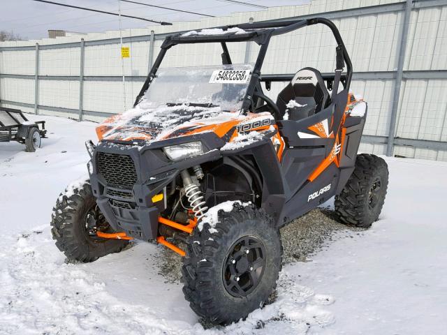 3NSVBE998HH013710 - 2017 POLARIS RZR S 1000 ORANGE photo 2