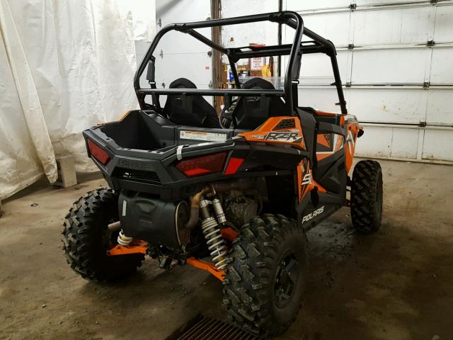 3NSVBE998HH013710 - 2017 POLARIS RZR S 1000 ORANGE photo 4