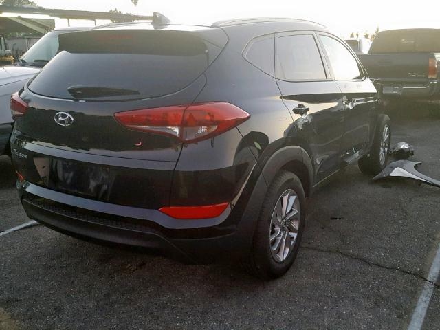 KM8J33A46JU696464 - 2018 HYUNDAI TUCSON LIM BLACK photo 4