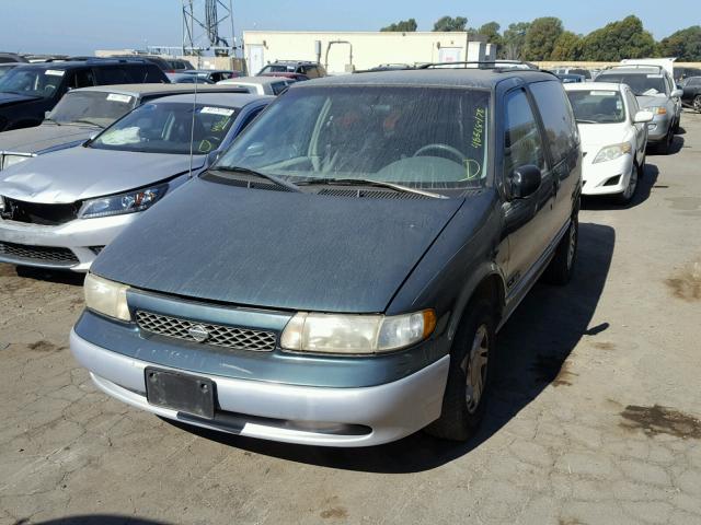 4N2DN11W6TD815518 - 1996 NISSAN QUEST XE GREEN photo 2