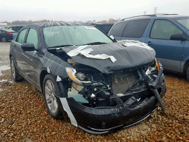 1C3CCBAB2DN671165 - 2013 CHRYSLER 200 LX BLACK photo 1