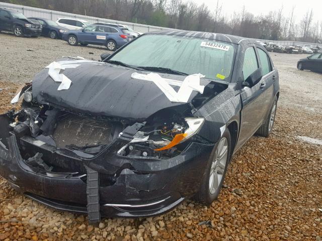 1C3CCBAB2DN671165 - 2013 CHRYSLER 200 LX BLACK photo 2