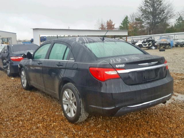 1C3CCBAB2DN671165 - 2013 CHRYSLER 200 LX BLACK photo 3