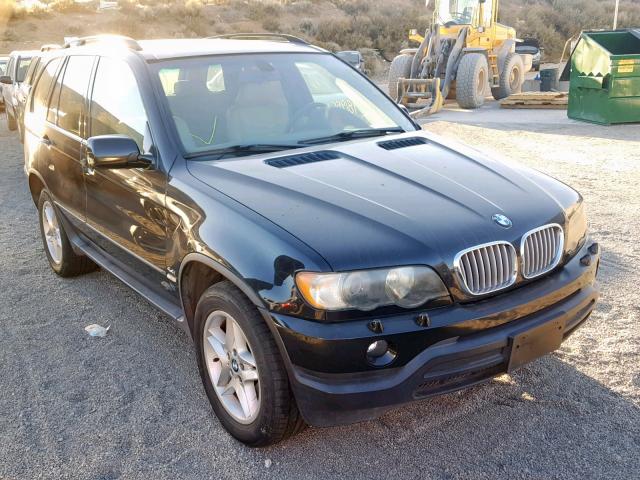 5UXFB33503LH45610 - 2003 BMW X5 4.4I BLACK photo 1