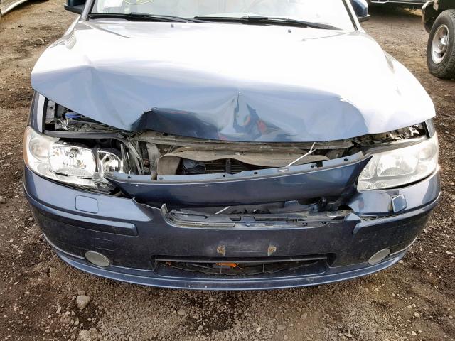 YV1RS592682675249 - 2008 VOLVO S60 2.5T BLUE photo 9