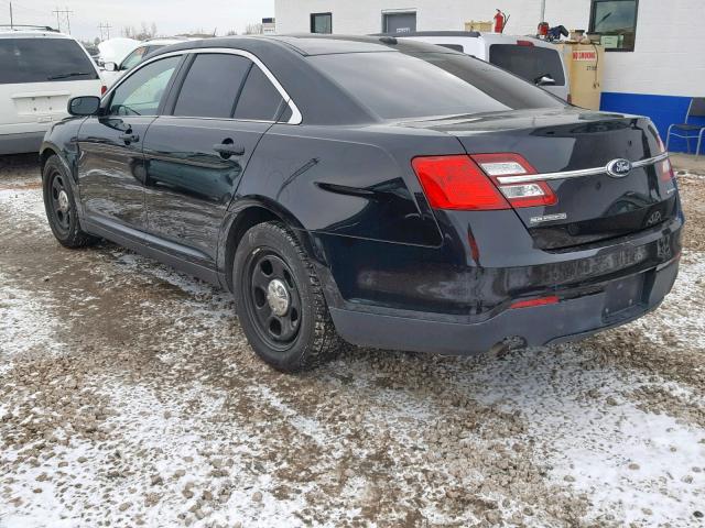 1FAHP2L87DG222520 - 2013 FORD TAURUS POL BLACK photo 3