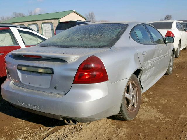 2G2WP522141362533 - 2004 PONTIAC GRAND PRIX SILVER photo 4
