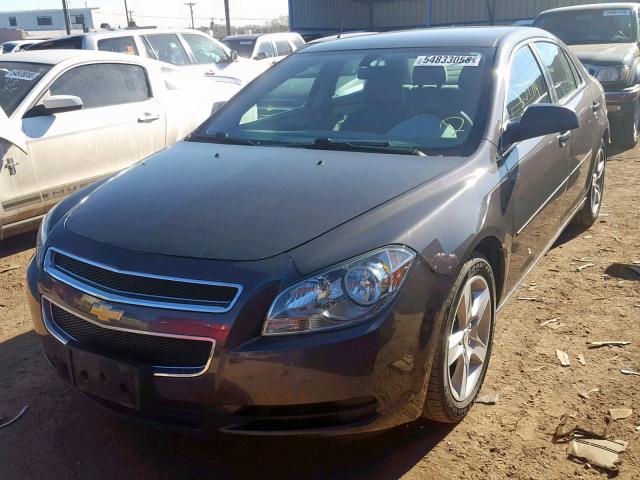 1G1ZA5EU3CF393886 - 2012 CHEVROLET MALIBU LS SILVER photo 2