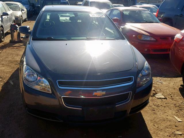 1G1ZA5EU3CF393886 - 2012 CHEVROLET MALIBU LS SILVER photo 9
