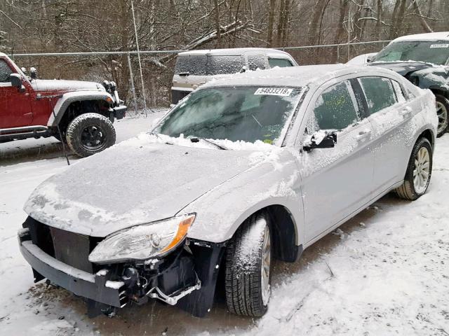 1C3CCBBB8CN132126 - 2012 CHRYSLER 200 TOURIN SILVER photo 2